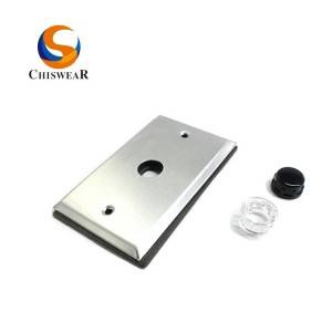 Button Photocell Sensor Accessories Wall Mount Aluminum Plate