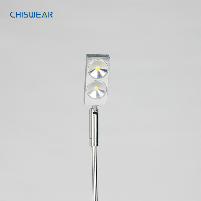 2W Jewelry Display Lighting Fixture LED Mini Stand Spotlights 110 Beam Angle, 180Lm Featured Image