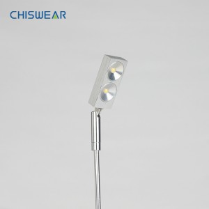 2W Bijoux Affichage Luminaire LED Mini Stand Projecteurs 110 Angle de Faisceau, 180Lm