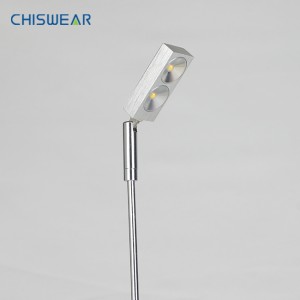 2W જ્વેલરી ડિસ્પ્લે લાઇટિંગ ફિક્સ્ચર LED મિની સ્ટેન્ડ સ્પોટલાઇટ્સ 110 બીમ એન્ગલ, 180Lm
