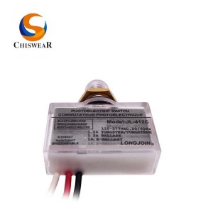 Fotocontrol de botón mini serie impermeable IP54 IP65 120-277VAC de Shanghai Chiswear