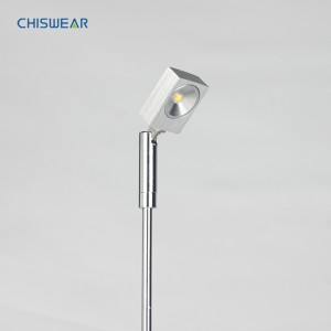 12V lavspent LED mini-spotlights med justerbar, roterbar og forskjellig farge for smykkedekor, moteklær, Smartwatch-utstillingsvindu