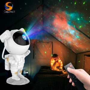 Galaxy 360 pro Light Projector, Space Astronaut Galaxy Projector met Nebula Star, Star