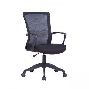 Affordable Ergonomic Black back Mesh Office Chair with Adjustable Swivel and Lift-up Height