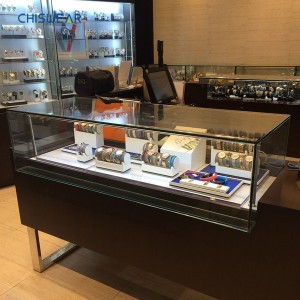 Display Cabinet Rotating LED Bar Jewelry Showcase Light CHIA8428-10W