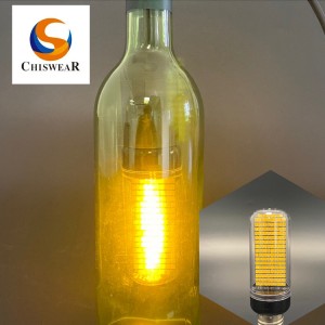 Edinstvena kreativna zasnova steklenice Zunanja plamenska žarnica z led svetlobo z utripajočim plamenom in plesnim učinkom