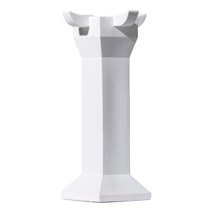 Handmade White Ceramic Candleholder Crossover-shaped Art Creative ideal