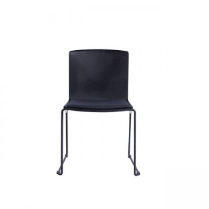 Minimalist Design Ergonomic Armless Folding Desk and Chair Set