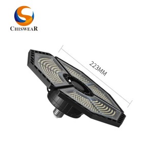 Najkvalitetnije 100W, 60W, 30W podesivo 90° 3 krilo NLO deformabilno LED visoko garažno svjetlo E26/E27 univerzalni standard