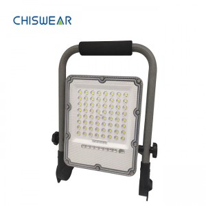 Регулируема и сгъваема преносима LED таксуема работна светлина за къмпинг лов 100w, 200w, 300W
