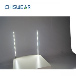 Слободно ротирај 360 степени LED светло за дисплеј за накит при осветлување на витрините