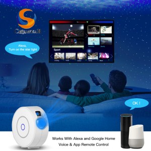 Wireless Smart Galaxy Projector starry Night Light, Galaxy Star Night Light Projector with Ultra Quiet, Wedding, Bedroom,  Home Decor/Party etc