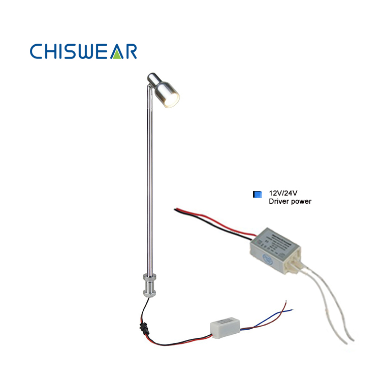 400 mm staba augstuma mini LED displeja prožektori LED juvelierizstrādājumu vitrīnas apgaismojumam Piedāvātais attēls