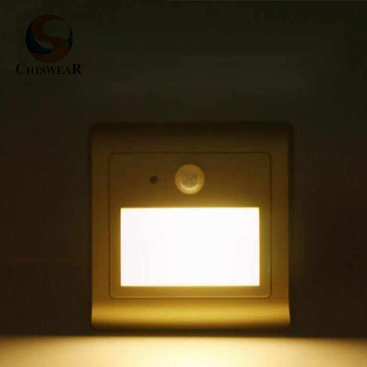 Dodatna OEM/ODM utičnica za LED svjetlo sa senzorom pokreta, zidna utičnica s noćnim svjetlom Prikazana slika