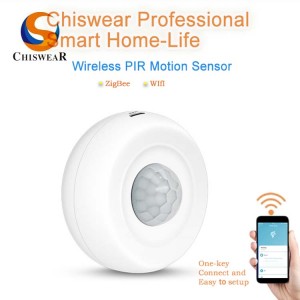 Smart Home Life Mini Tuya Wifi Smart Infrared Motion Sensor Detector Security Burglar Alarm Device