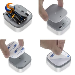 Sicurezza domestica Sensore di movimento a infrarossi del corpo umano intelligente Tuya con dispositivo di controllo modalità wireless Zigbee, WIFI, Bluetooth 3