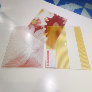 5mm Tempered Printed Silk Screen Glass