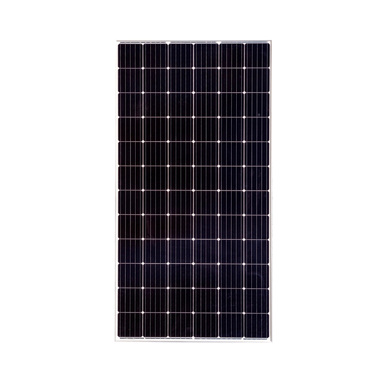 Bảng điều khiển năng lượng mặt trời đơn tinh thể Bảng điều khiển năng lượng mặt trời 345 watt 72 tế bào với hiệu suất cao