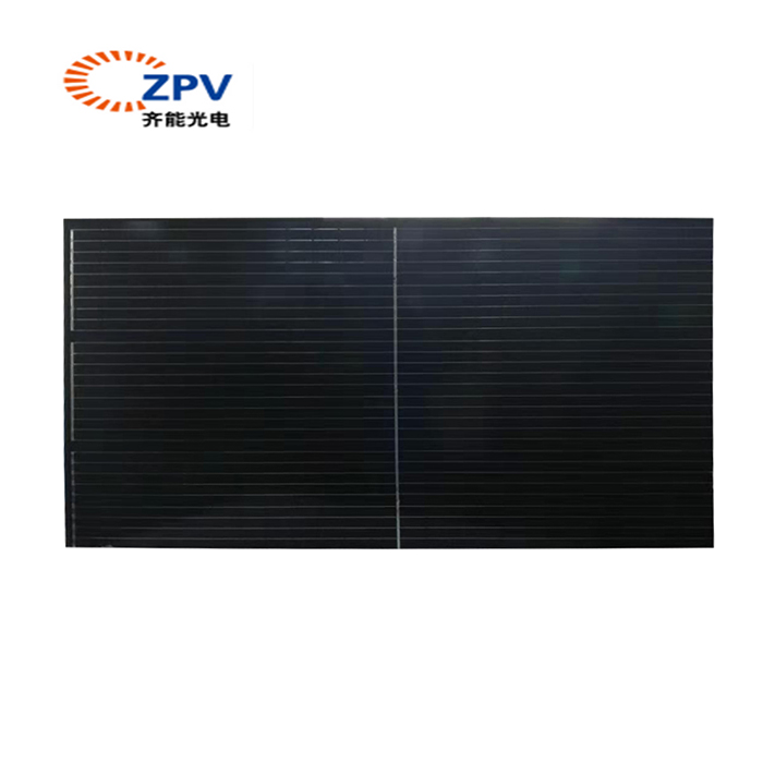 Panel surya setengah sel produsen China 325W panel surya transparan