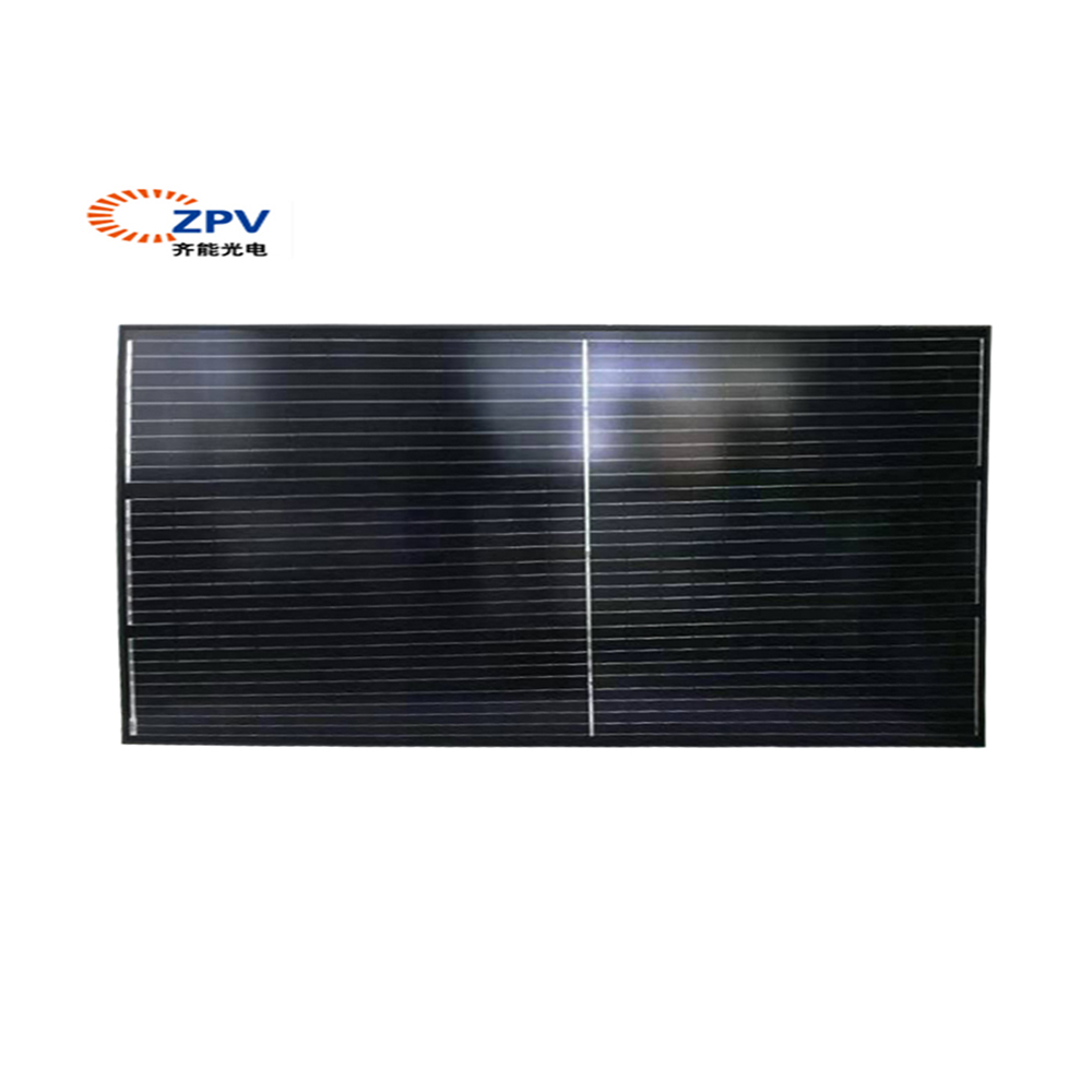 Pannellu solare di mezza cellula trasparente 380w in vendita