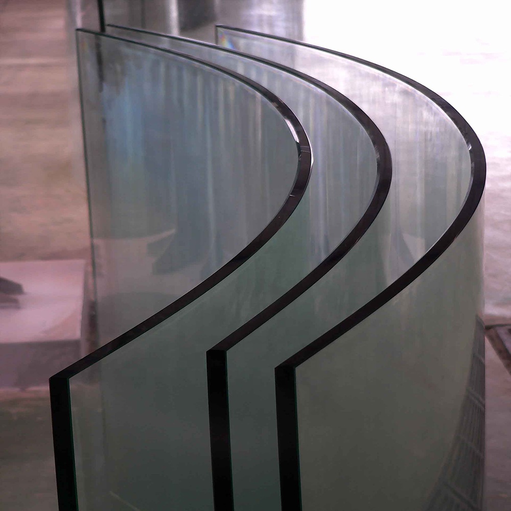 10mm thick tempered glass for-curved furniture