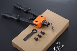 Mini labor-saving double handle riveter