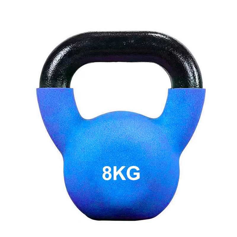 Gym Fitness Equipment Kettlebell Adjustable Custom Neoprene Coated Kettlebell Set (3)
