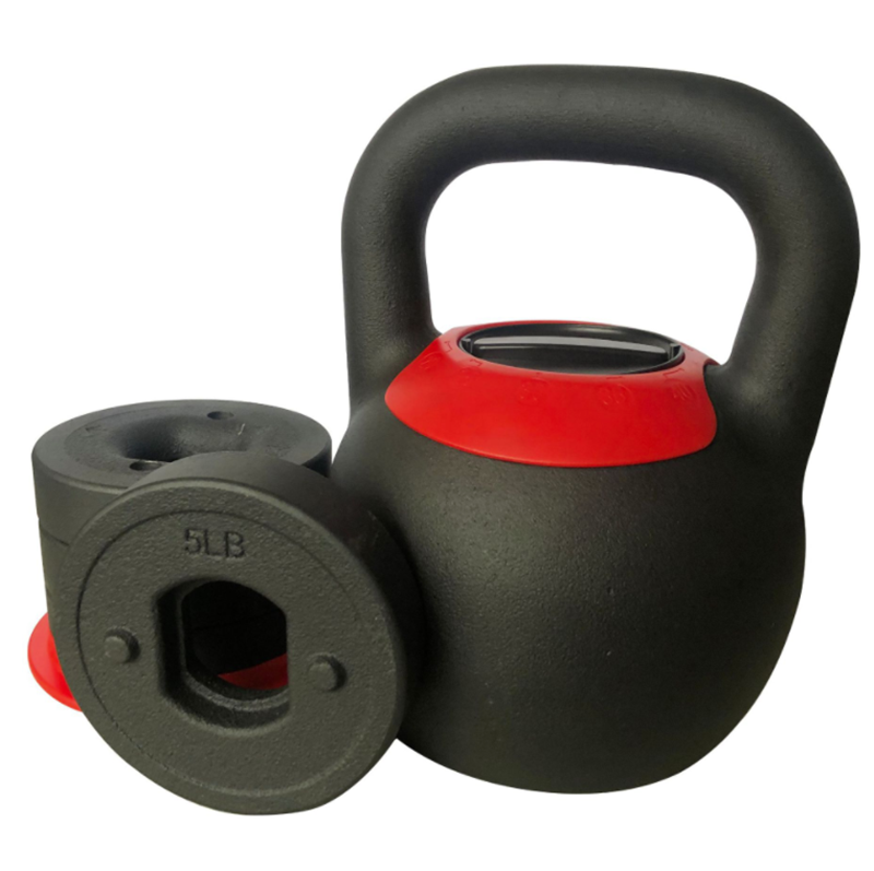 Sports Equipment  40 LB Adjustable Cast Iron Kettlebell with Customized Color