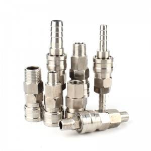 Short Lead Time for China Stainless Steel Pneumatic Fittings - Air Coupler Quick-Connect Stainless Steel 304 – CHUTUO