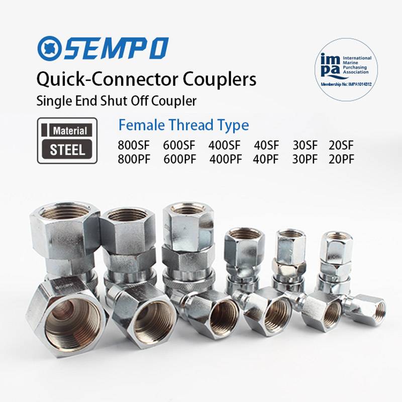 Chinese wholesale Stainless Steel Quick Coupler - Air Coupler Quick-Connect Steel – CHUTUO detail pictures