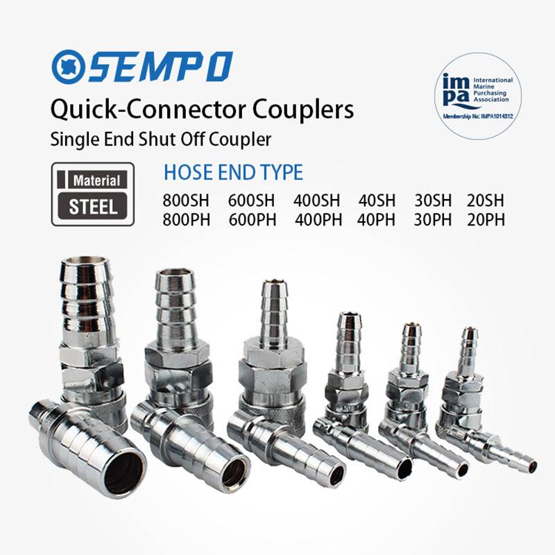 2018 High quality 600SH 600PH - Air Coupler Quick-Connect Steel – CHUTUO detail pictures