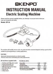 Electric Scaling Machine KP-50