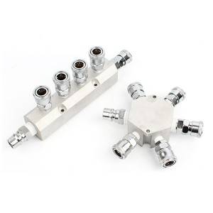 Low price for 3/8 Stainless Steel Quick Disconnect - Line Couplers Branch Piping Couplers for Air 200T 200S 200L – CHUTUO