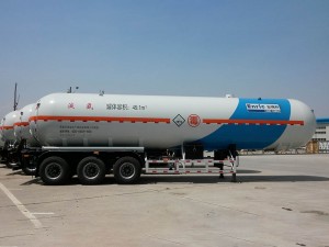 Fast delivery LPG Bullet Tank - Chemical materials semi trailer – Enric