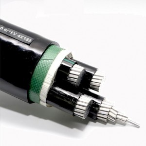YJHLV(22/82) 0.6/1KV 10-400mm 1-5 core Cable de alimentación blindado de cadena de cinta de aleación de aluminio