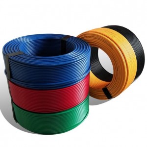 ZR-BVR 1.5/2.5/4/6mm² 450/750V Mababang boltahe na flame-retardant multi-core soft copper wire