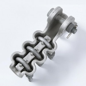 NLL 5-46.5mm 40-120KN 10KV Overhead Insulated Conductor Fittings Bolt Type Tegangan Clamp