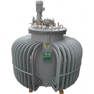 TSJA 50-2000KVA 380V 0-650V Three-phase oil-immersed self-cooling induction voltage regulator
