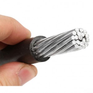 JKLYJ 0.6/10KV 16-240mm 1 nüvəli Alüminium nüvəli izolyasiya edilmiş yerüstü kabel