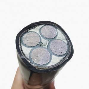 YJLV22 0.6/1KV 2-5 cores 16-400mm² Armored buried aluminum core power cable