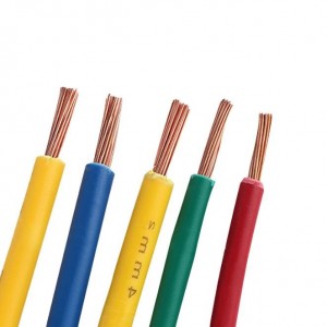 BVR 10/16/25mm² 450/750V Fio e cabo de núcleo de cobre macio de vários fios para engenharia de reforma