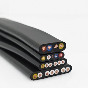 YFFB 300/500V 0,5-25mm² 2-60 žil Tažný řetěz výtahu spolu s flexibilním kabelem