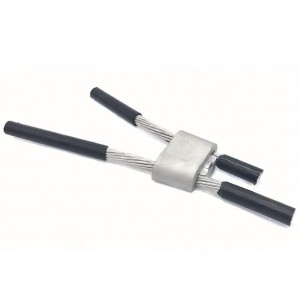 JXD 35-240mm² 28*50mm abrazadera de cable tipo C de aleación de aluminio en forma de cuña abrazadera de cable superior