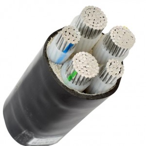 YJLV 0.6/1KV 10-400mm² 1-5 kearnen Hege kwaliteit cross-linked aluminium kearn macht kabel
