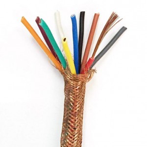 DJY(P)VP  300/500V  0.5-24mm²   Copper core XLPE insulated copper wire braided shielding computer cable