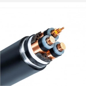 YJV22 8.7-35KV 25-400mm² 1-3 gyslų Vidutinės ir aukštos įtampos šarvuotos plieninės juostos skersinio ryšio varinės gyslos maitinimo kabelis