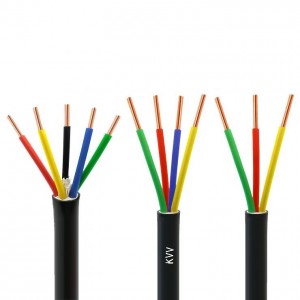KVV/KVVP 450/750V 0.5-10mm² 2-61cores ខ្សែស្ពាន់ PVC insulated និង sheathed control cables