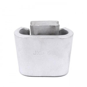 JXD 35-240mm² 28*50mm 쐐기형 알루미늄 합금 C형 와이어 클램프 오버헤드 케이블 클램프