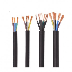 YQ/YQW/YZ/YZW/YC/YCW 450/750V 0.3-150mm² 2-5cores Hindi tinatablan ng tubig na hindi tinatablan ng apoy-retardant na rubber sheathed power cable at mga wire