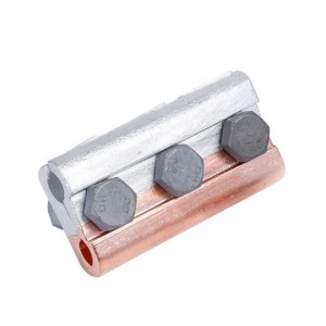 JBTL 16-240mm² 98*50*50mm Babban Mai Gudanarwa Haɗin Haɗin Rarraba Copper Aluminum Daidaici Madaidaicin Waya Clip